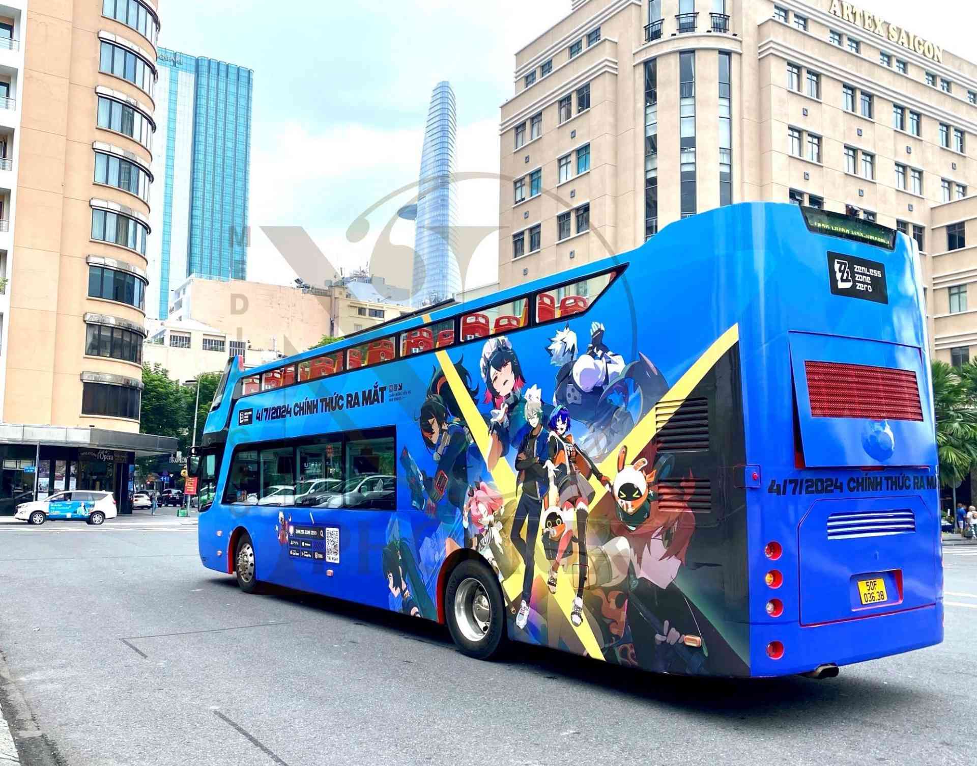 Roadshow Xe Bus 2 Tầng Ra Mắt Game Zenless Zone Zero Tại TPHCM