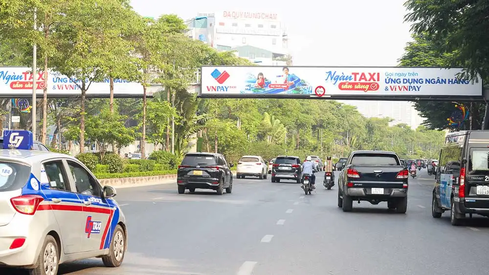 DỰ ÁN QUẢNG CẢO LIGHTBOX TRÊN CẦU BỘ HÀNH CỦA VNPAY TẠI HÀ NỘI