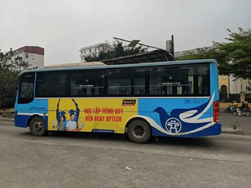 Quảng cáo xe buýt tại Hà Nội2