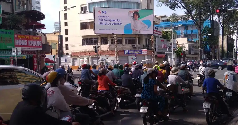 DỰ ÁN QUẢNG CÁO MÀN HÌNH LED CỦA NGÂN HÀNG MB BANK TẠI TRẦN HƯNG ĐẠO, TP HỒ CHÍ MINH.