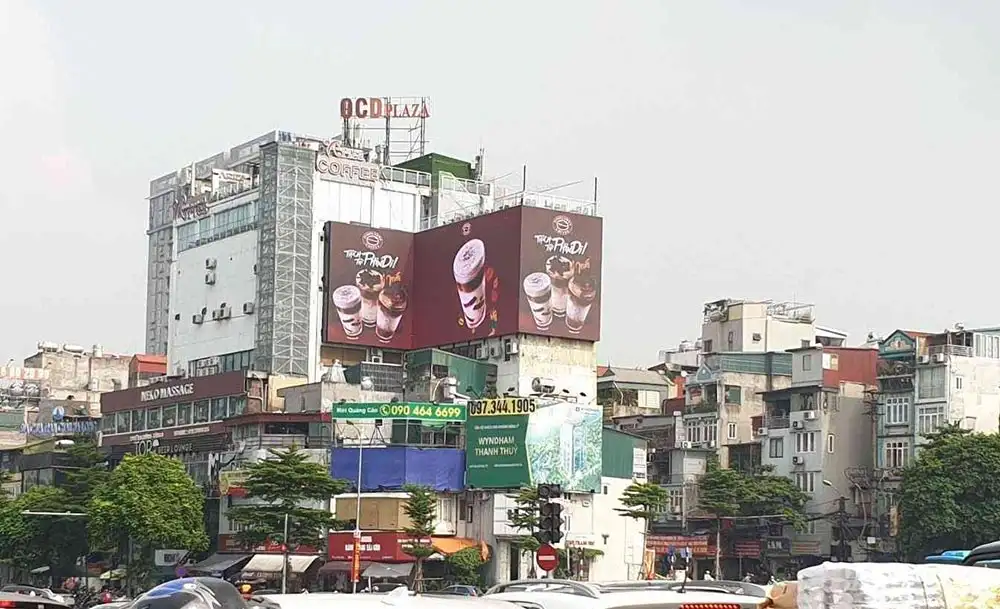 DỰ ÁN QUẢNG CÁO MÀN HÌNH LED CỦA CAFE PHIN DI CỦA HIGHLAND TẠI Ô CHỢ DỪA.