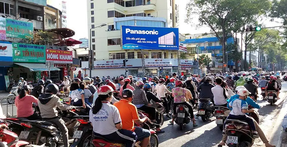 DỰ ÁN QUẢNG CÁO MÀN HÌNH LED CỦA ĐIỀU HÒA PANASONIC TẠI TRẦN HƯNG ĐẠO, TP HỒ CHÍ MINH.