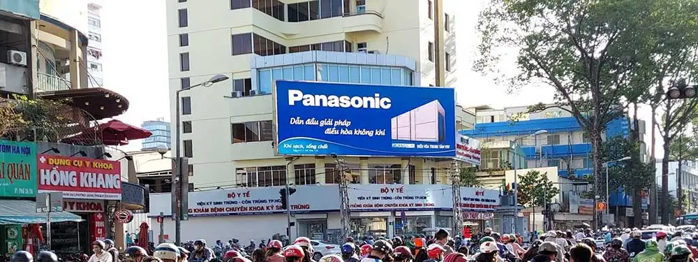 Quảng cáo màn hình led của điều hòa PANASONIC tại Trần Hưng Đạo, HCM 2 DỰ ÁN QUẢNG CÁO MÀN HÌNH LED CỦA ĐIỀU HÒA PANASONIC TẠI TRẦN HƯNG ĐẠO, TP HỒ CHÍ MINH.