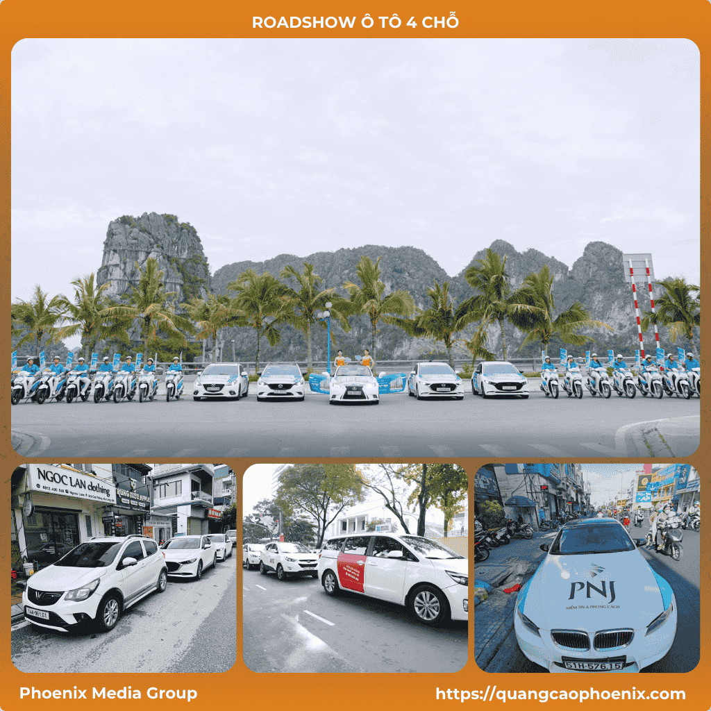 Roadshow xe ô tô 4 chỗ