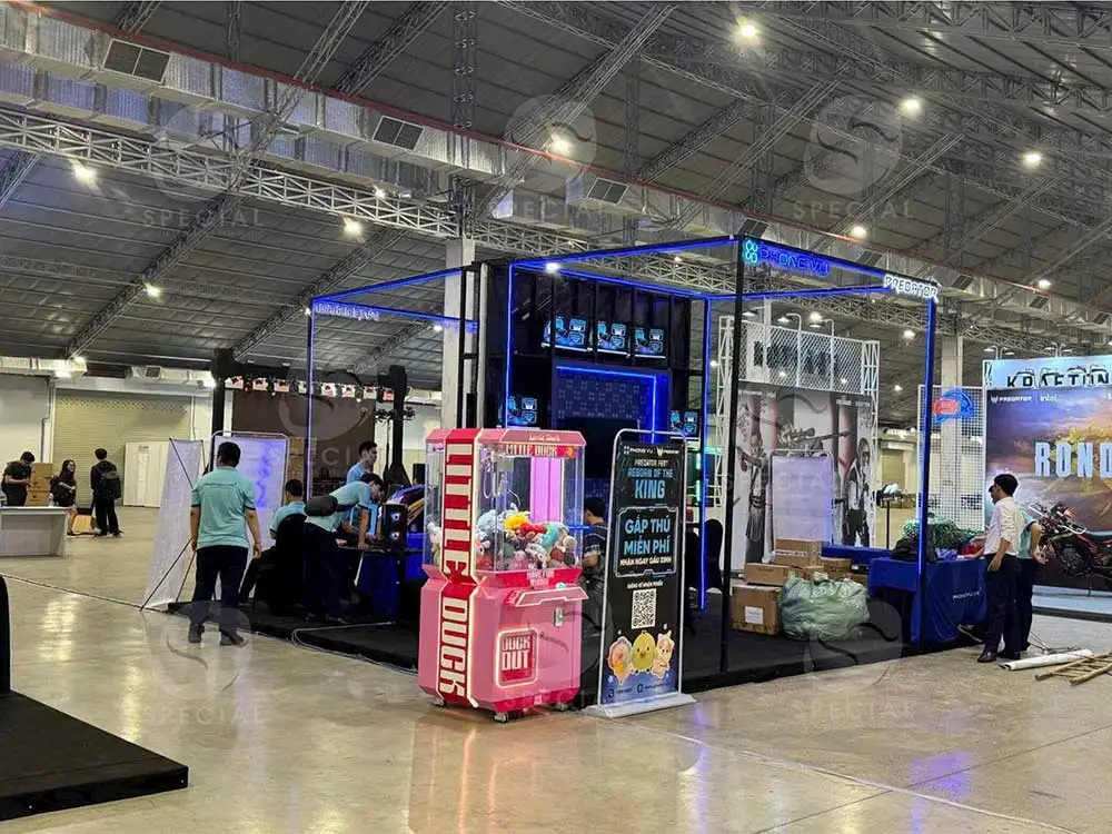 Dự án thi công booth quảng cáo của Phong Vũ tại Sky Expo HCM 2 DỰ ÁN THI CÔNG BOOTH QUẢNG CÁO CỦA PHONG VŨ TẠI SKY EXPO TPHCM