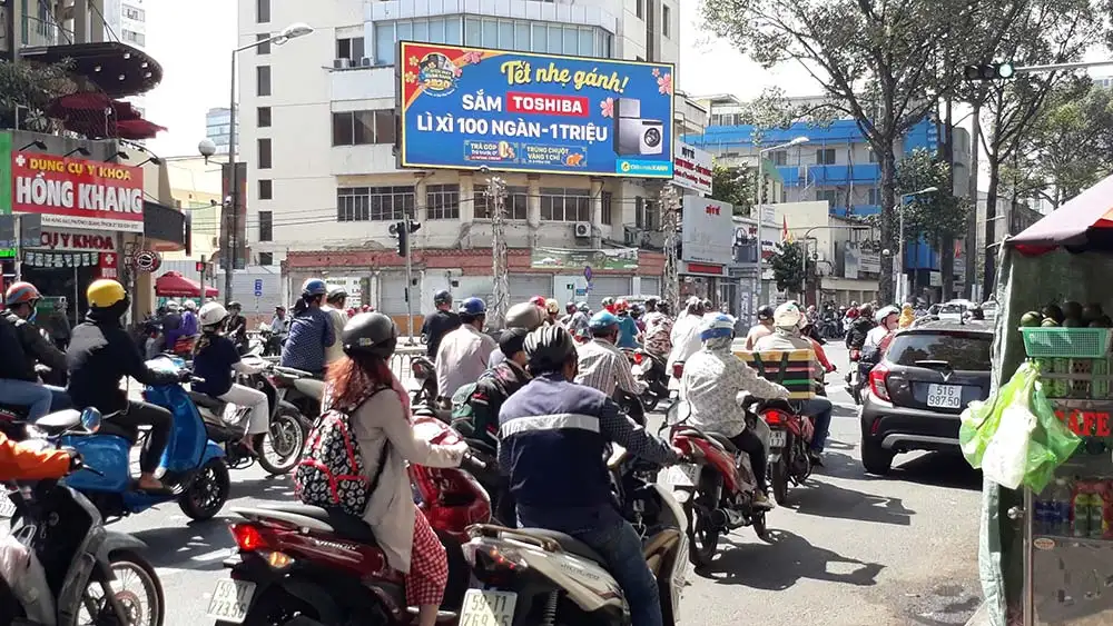 Dự án quảng cáo màn hình LED của Điện Máy Xanh  tại TP.Hồ Chí Minh