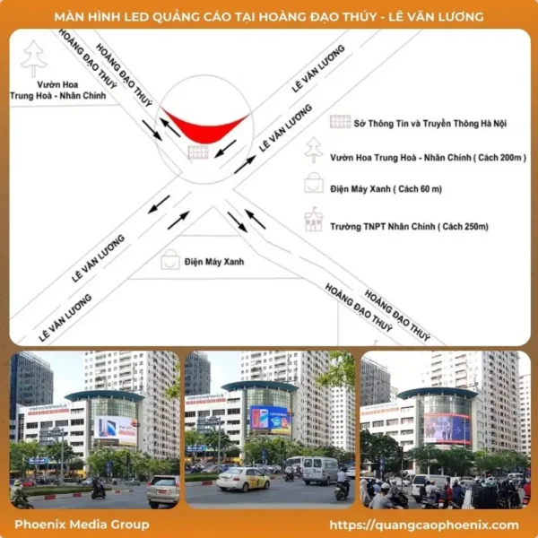 Màn hình LED quảng cáo tại Hoàng Đạo Thúy – Lê Văn Lương1