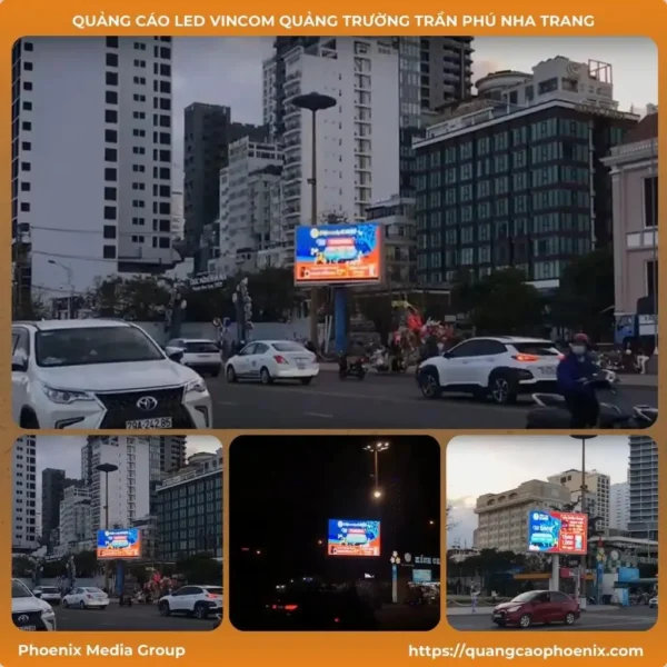 Quảng cáo LED Vincom Quảng trường Trần Phú Nha Trang – Màn Minh Khai
