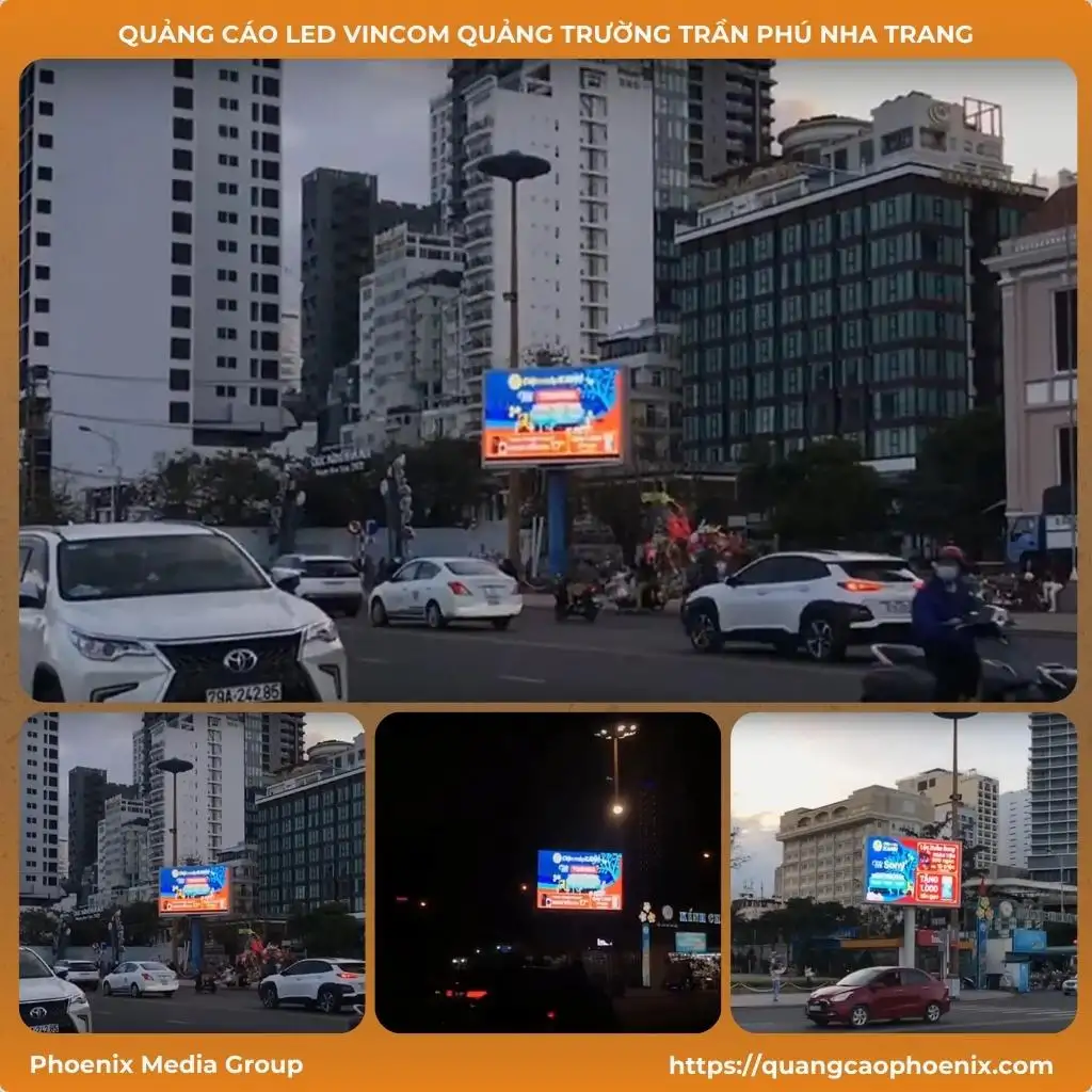 Quảng cáo LED Vincom Quảng trường Trần Phú Nha Trang – Màn Minh Khai