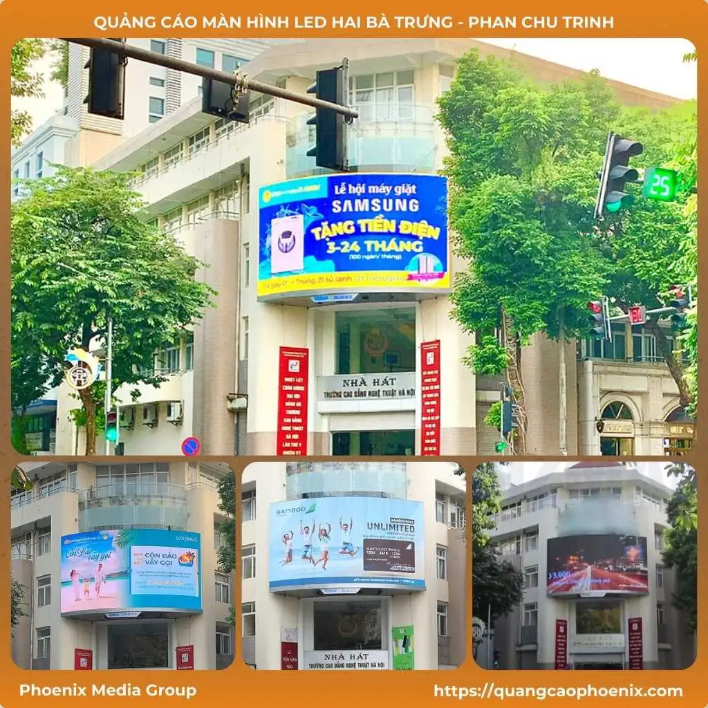 Quảng cáo màn hình LED Hai Bà Trưng – Phan Chu Trinh