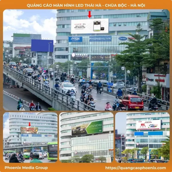 Quảng cáo màn hình LED Thái Hà – Chùa Bộc – Hà Nội2