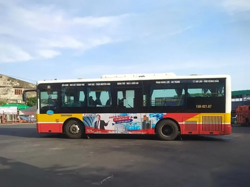 Quảng cáo xe buýt Hải Phòng2