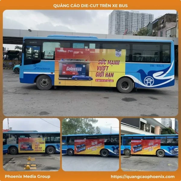 Quảng cáo Die-cut trên xe buýt1