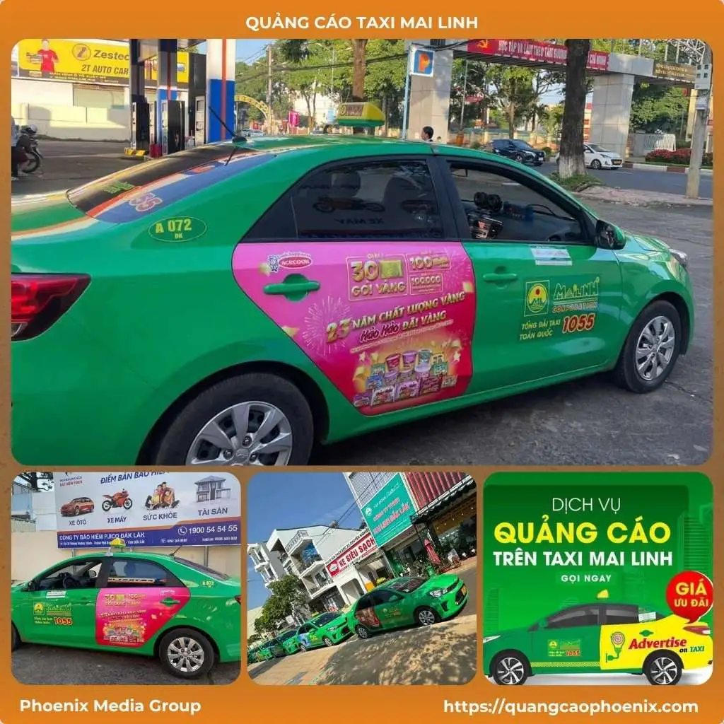 Quảng cáo Taxi Mai Linh
