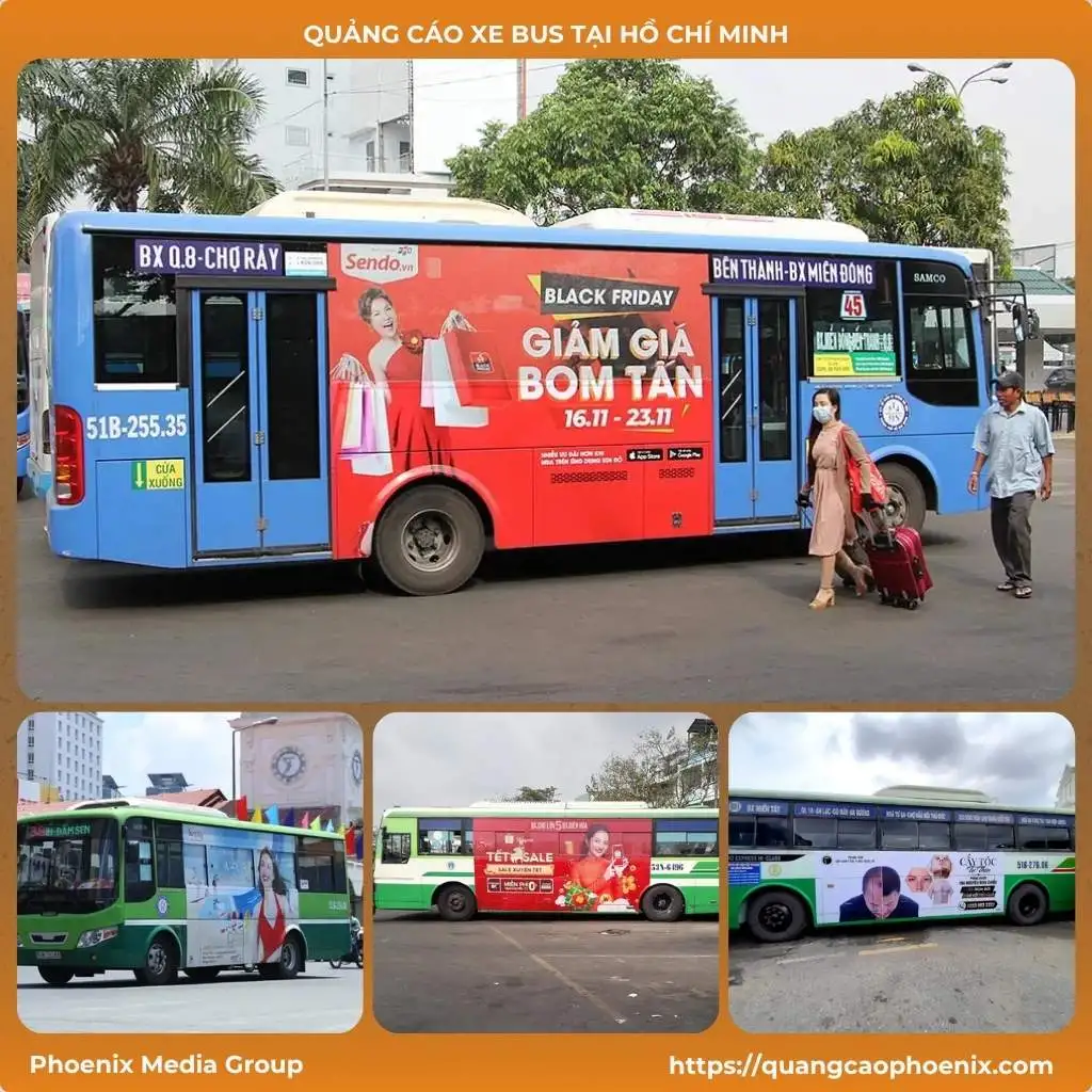 Quảng cáo xe bus tại Hồ Chí Minh