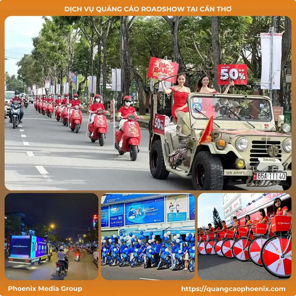 Quảng cáo roadshow tại Cần Thơ