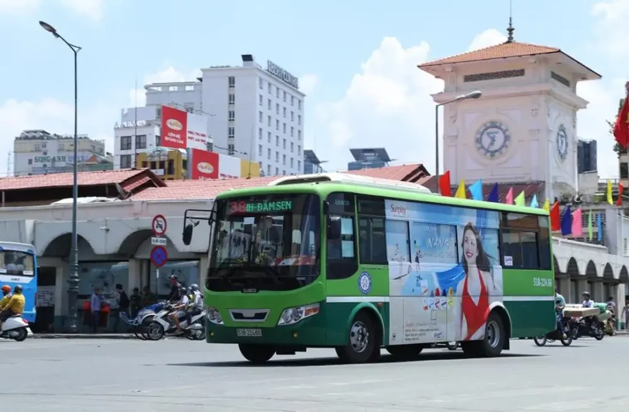 Quảng cáo xe bus tại Hồ Chí Minh1
