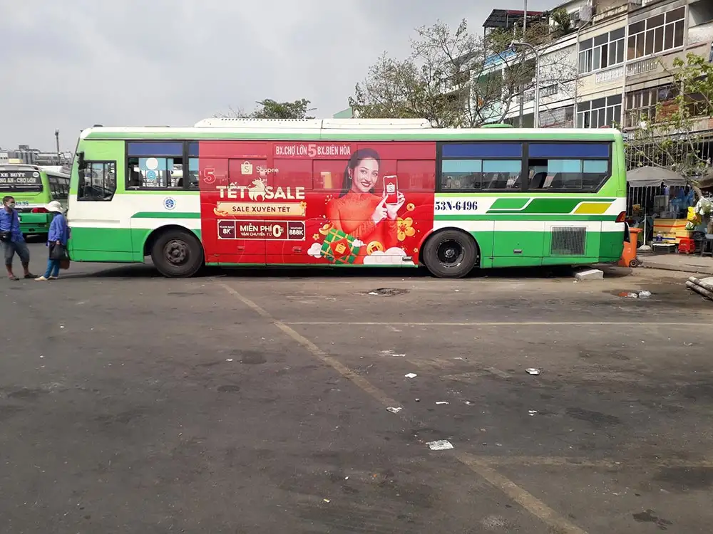 Quảng cáo xe bus tại Hồ Chí Minh