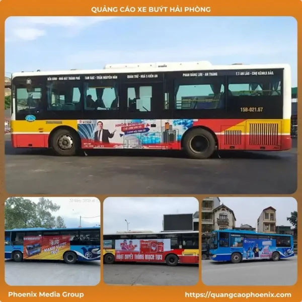 Quảng cáo xe buýt Hải Phòng