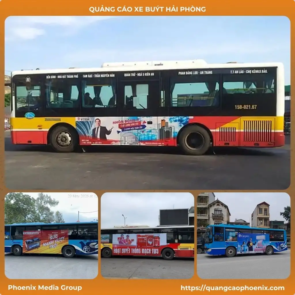 Quảng cáo xe buýt Hải Phòng