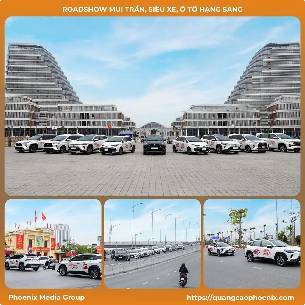 Roadshow mui trần, siêu xe, ô tô hạng sang