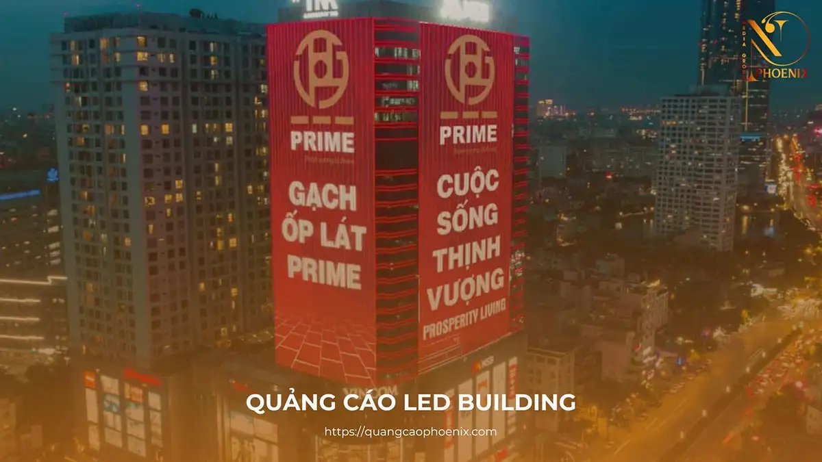 Quảng cáo LED Building: Giải pháp đột phá cho thương hiệu