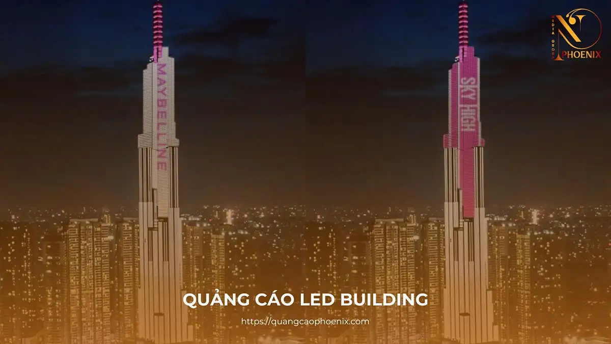 Quảng cáo LED Building: Giải pháp đột phá cho thương hiệu