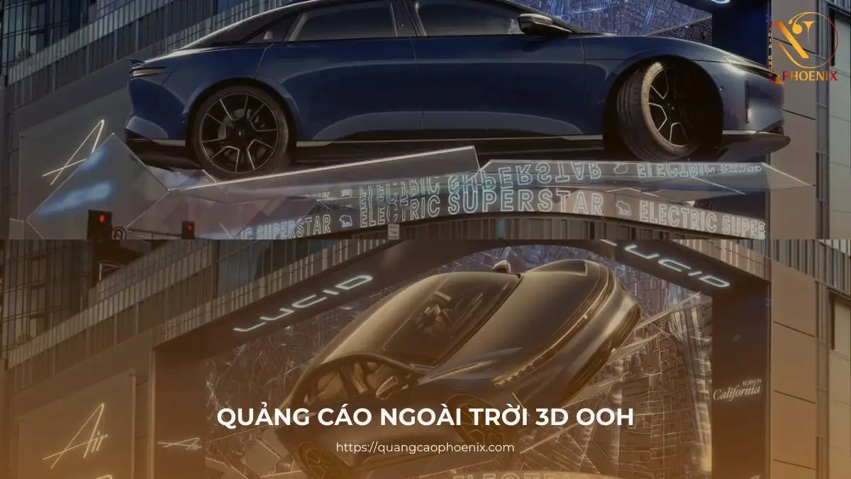 Quảng cáo ngoài trời 3D là gì? Xu hướng mới cho doanh nghiệp 1 Quảng cáo ngoài trời 3D là gì? Xu hướng mới cho doanh nghiệp
