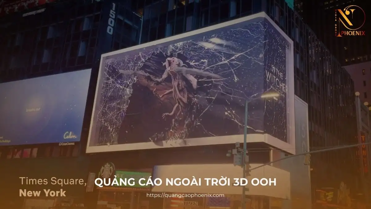 Quảng cáo ngoài trời 3D là gì? Xu hướng mới cho doanh nghiệp 2 Quảng cáo ngoài trời 3D là gì? Xu hướng mới cho doanh nghiệp