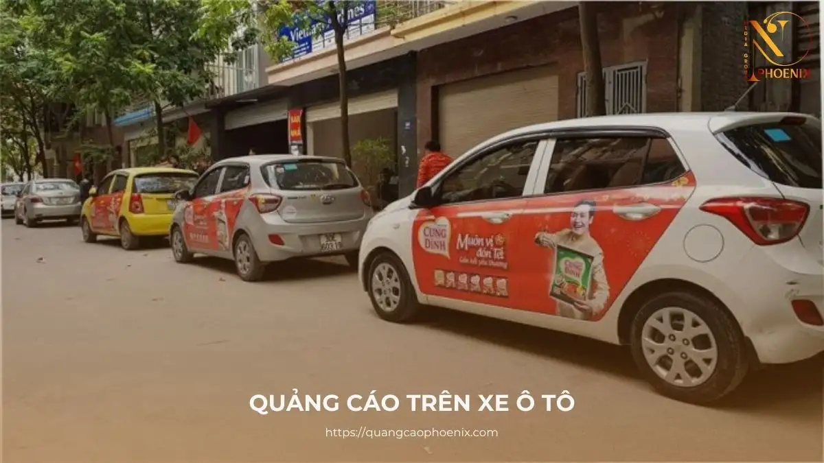 Tìm hiểu hình thức quảng cáo trên xe ô tô là gì? 1 Hình thức quảng cáo trên xe ô tô là gì?