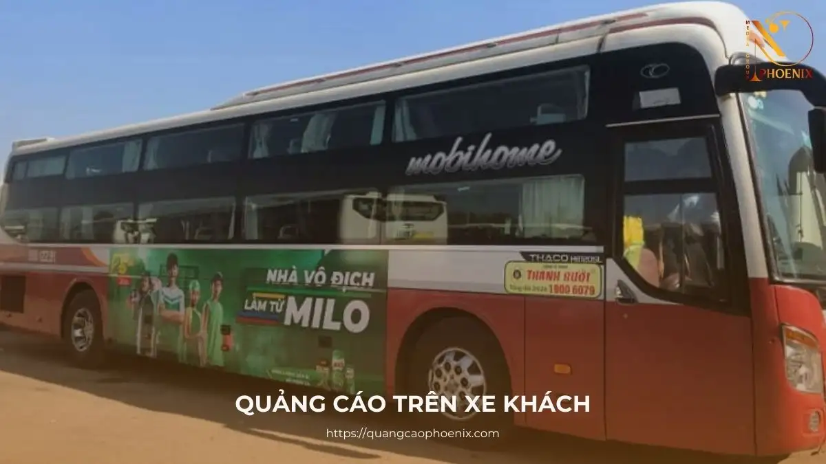Quảng cáo trên xe khách là gì? Ưu điểm và các hình thức hiệu quả