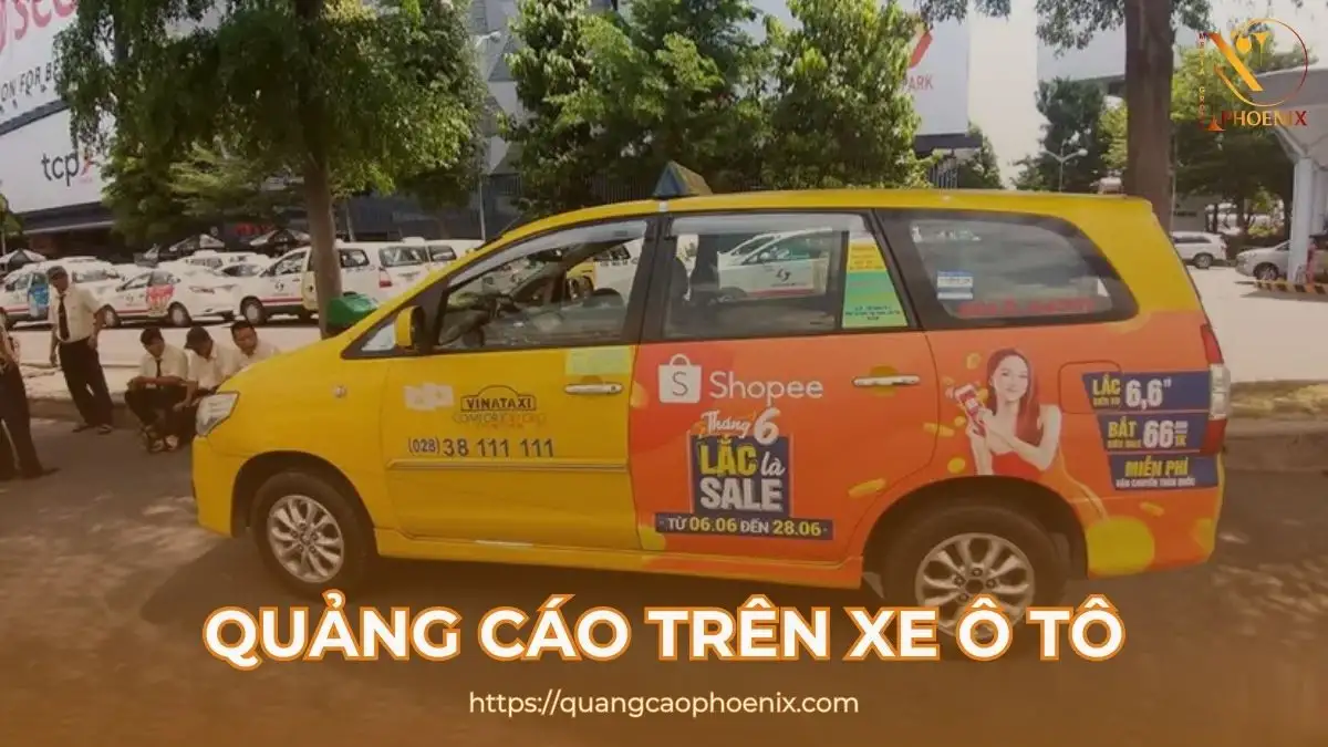 Hình thức quảng cáo trên xe ô tô là gì?
