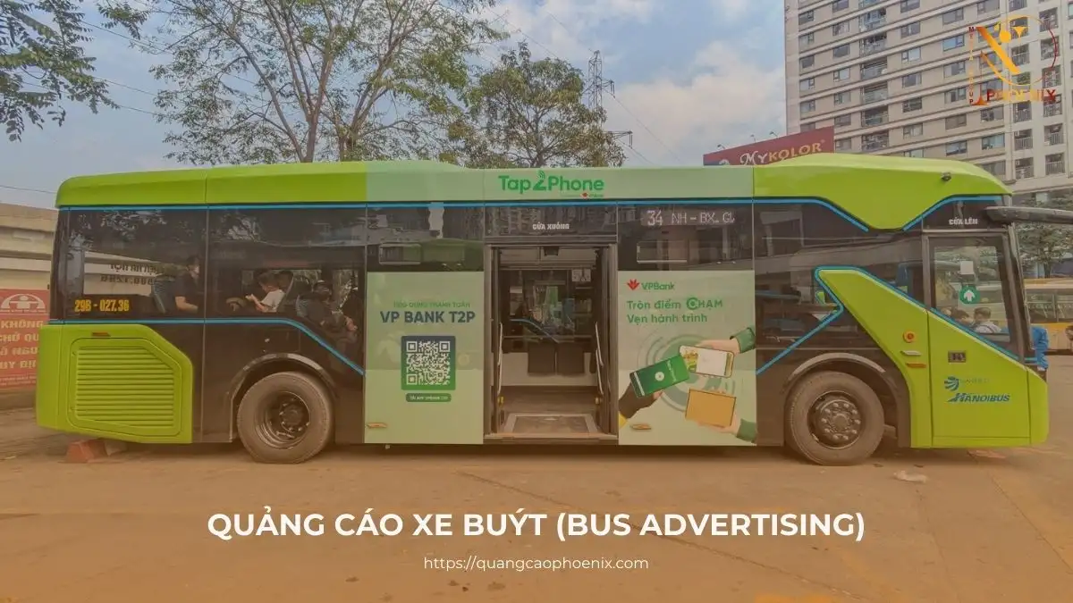 Bus Advertising là gì? Tổng quan về quảng cáo trên xe buýt