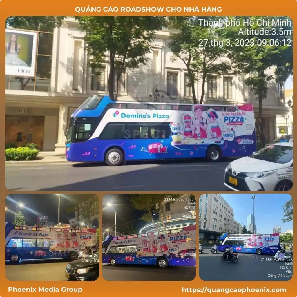 Tổ chức quảng cáo roadshow cho nhà hàng
