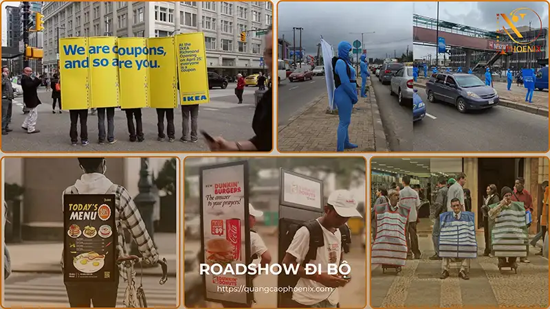 Roadshow đi bộ là gì? Giải mã Xu hướng Quảng cáo Đường phố 2025 2 Roadshow đi bộ là gì? Giải mã Xu hướng Quảng cáo Đường phố 2025