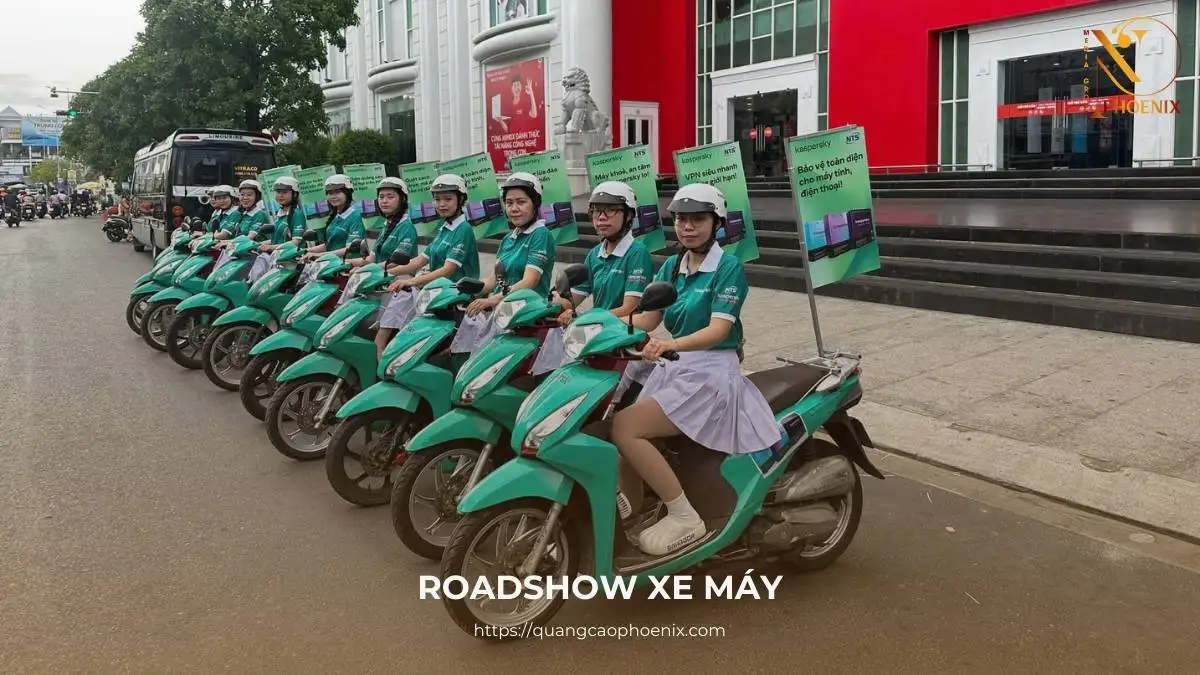Chạy Roadshow xe máy là gì? Ưu điểm và lưu ý khi triển khai 1 Tổ chức chạy Roadshow xe máy là gì