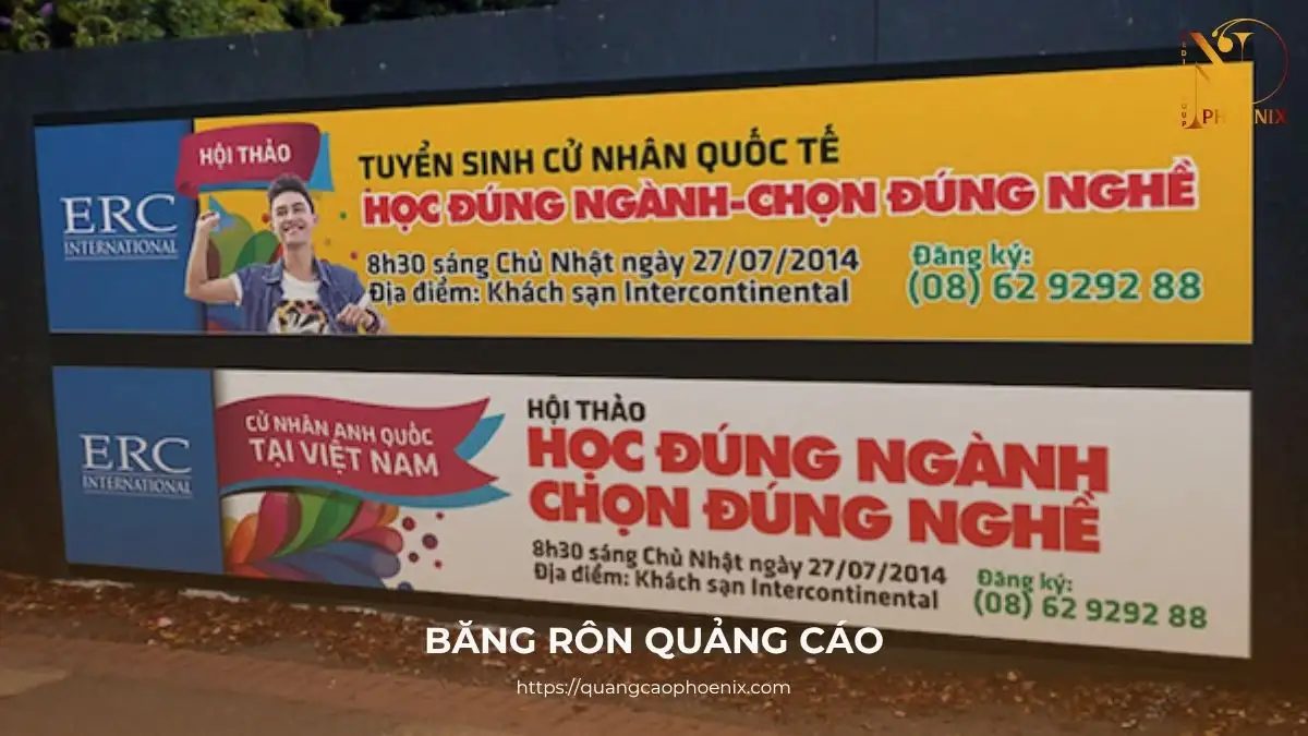 Băng rôn quảng cáo là gì? Hướng dẫn A-Z về thiết kế, in ấn và thi công 2 Băng rôn quảng cáo là gì? Hướng dẫn A-Z về thiết kế, in ấn và thi công