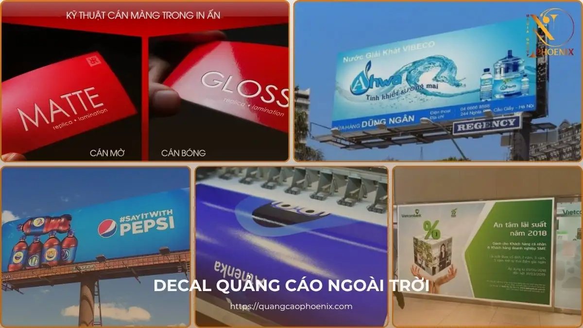Các loại Decal quảng cáo phổ biến và ứng dụng