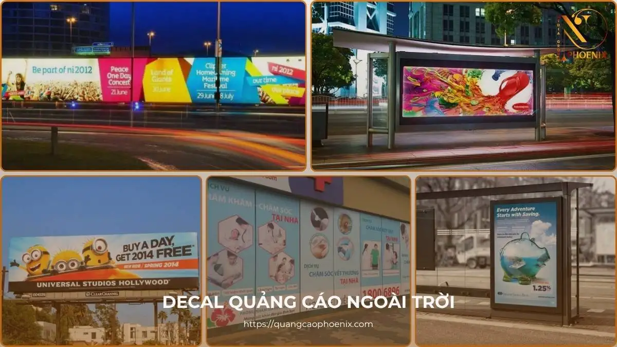 Các loại Decal quảng cáo phổ biến và ứng dụng