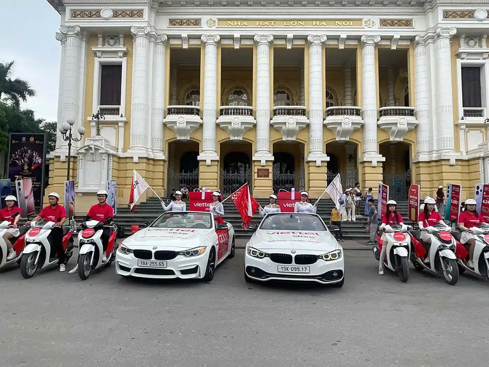 DỰ ÁN QUẢNG CÁO ROADSHOW CAO CẤP CỦA VIETTEL “PHỦ SÓNG” ẤN TƯỢNG TẠI HÀ NỘI & TP.HCM