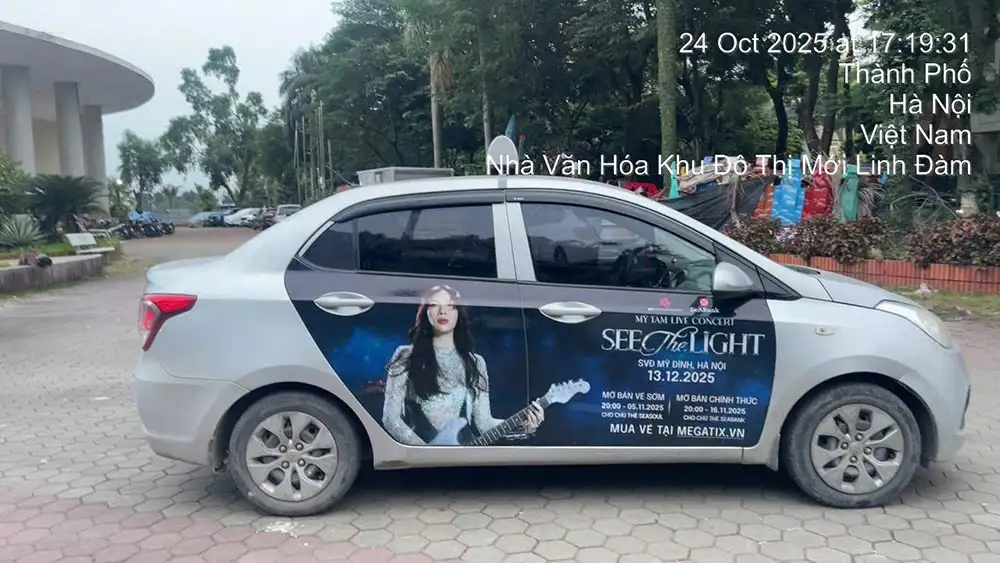 DỰ ÁN ROADSHOW BUS TOUR “THE LIGHT CITY TOUR” – CHIẾN DỊCH QUẢNG BÁ LIVE CONCERT SEE THE LIGHT ẤN TƯỢNG CỦA MỸ TÂM TẠI HÀ NỘI