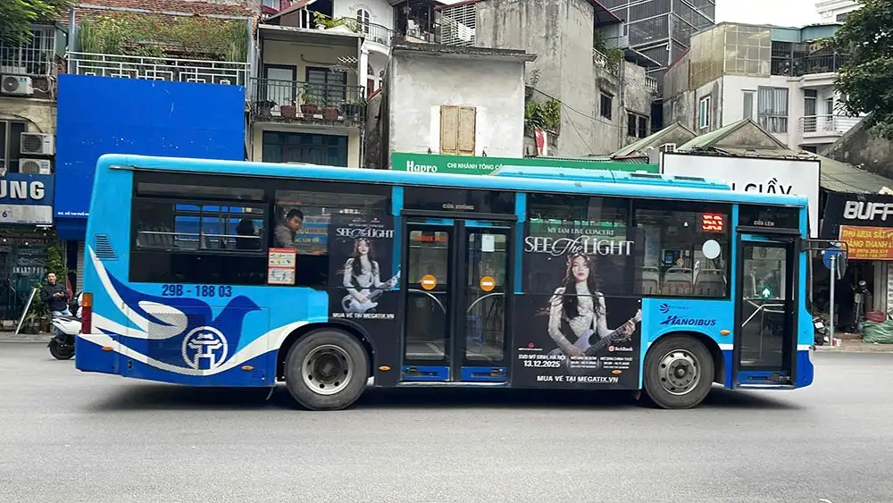 DỰ ÁN ROADSHOW BUS TOUR “THE LIGHT CITY TOUR” – CHIẾN DỊCH QUẢNG BÁ LIVE CONCERT SEE THE LIGHT ẤN TƯỢNG CỦA MỸ TÂM TẠI HÀ NỘI