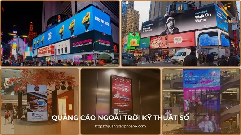 Khám phá các hình thức quảng cáo ngoài trời từ truyền thống đến kỹ thuật số