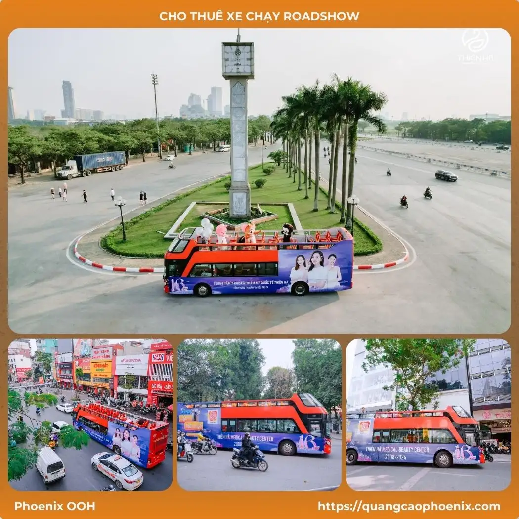 Giá thuê xe chạy roadshow