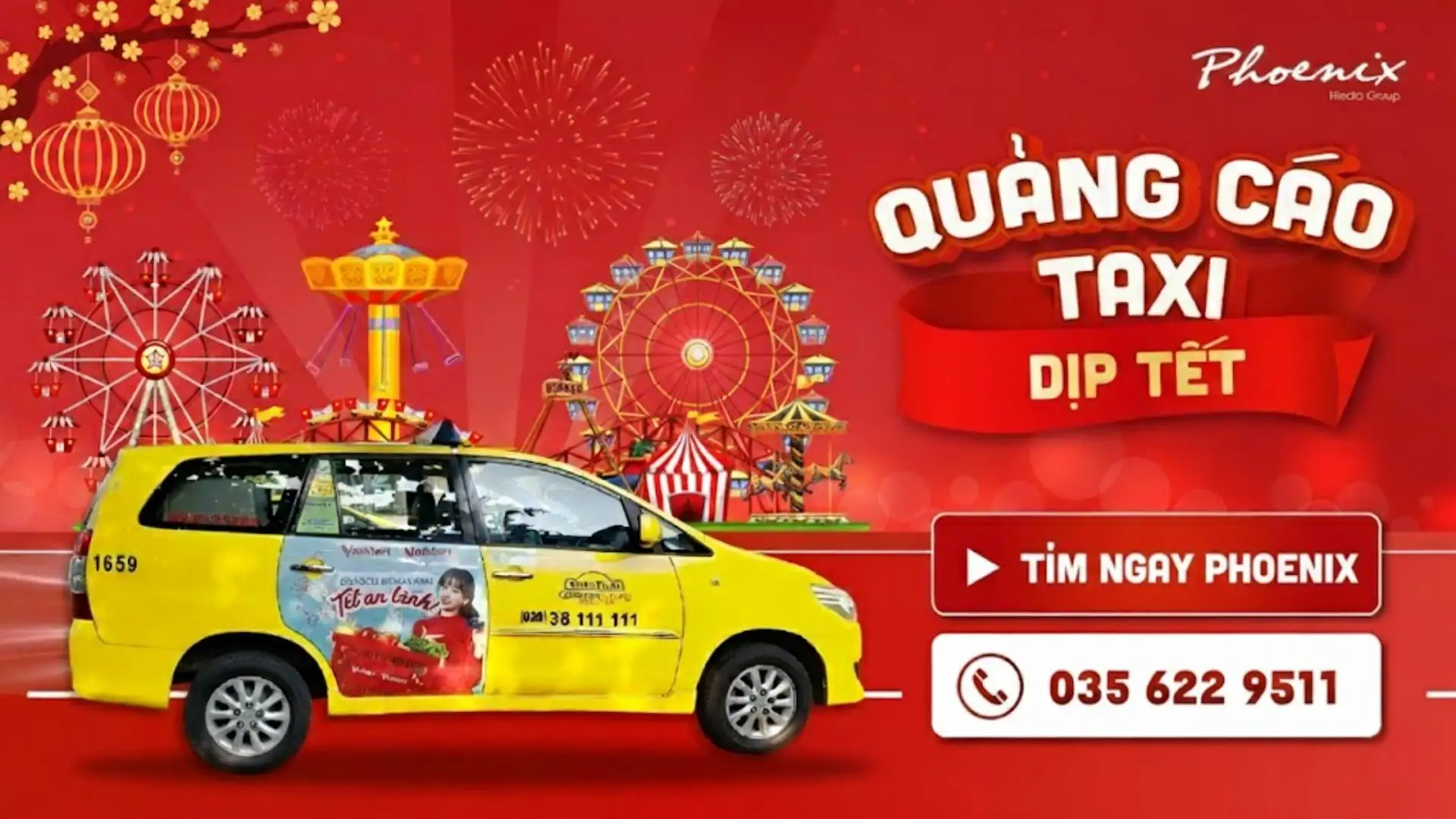 Kinh nghiệm quảng cáo trên xe taxi dịp Tết hiệu quả 2026