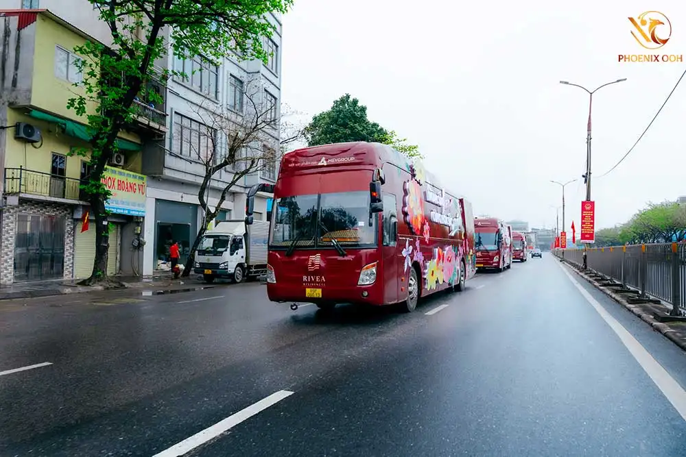 ROADSHOW XE 45 CHỖ QUẢNG BÁ DỰ RIVEA RESIDENCES DỊP 8/3 CHO TẬP ĐOÀN TÂN Á ĐẠI THÀNH