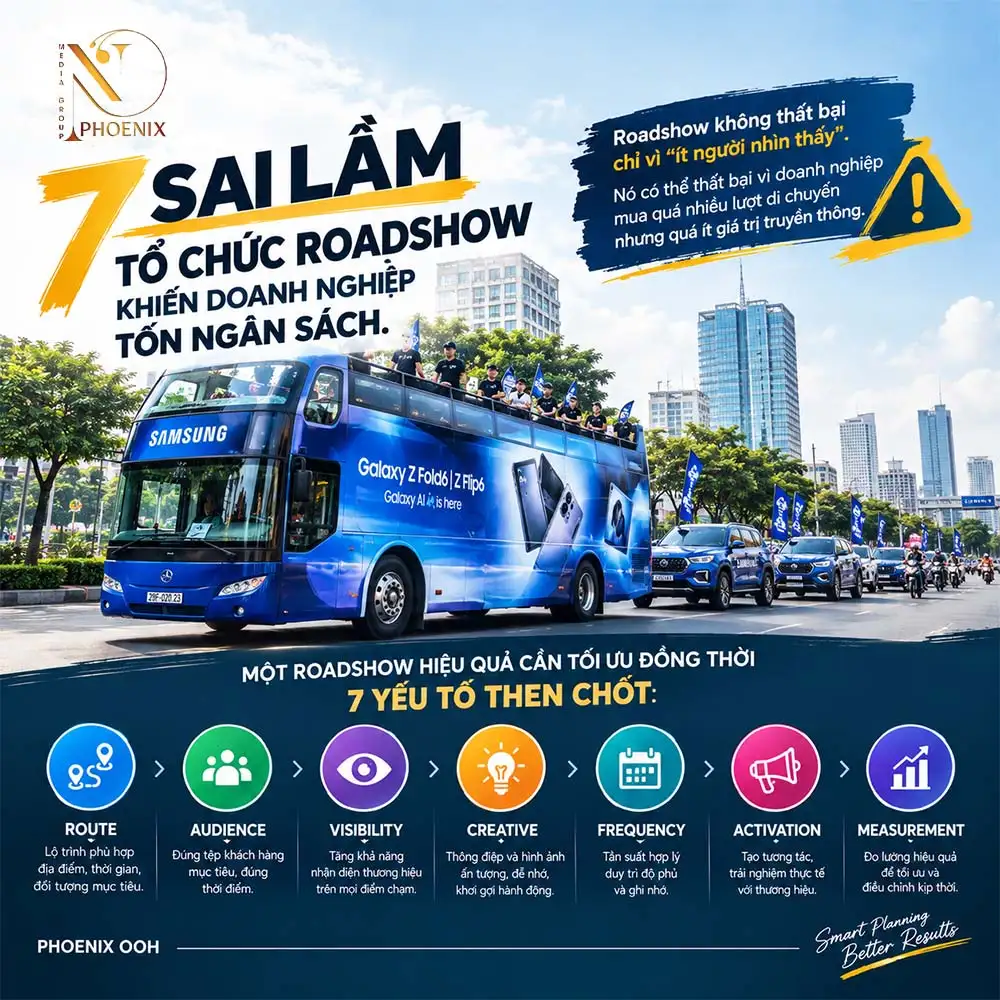 7 Sai lầm tổ chức roadshow khiến doanh nghiệp tốn ngân sách
