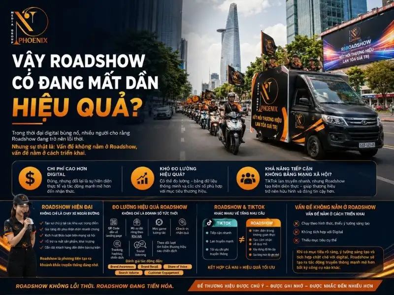 Roadshow có còn hiệu quả trong thời đại Tiktok? Góc nhìn thực tế từ các thương hiệu lớn 4 Roadshow có còn hiệu quả trong thời đại Tiktok? Góc nhìn thực tế từ các thương hiệu lớn