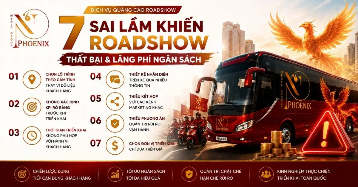 7 Sai lầm khiến Roadshow thất bại và lãng phí ngân sách