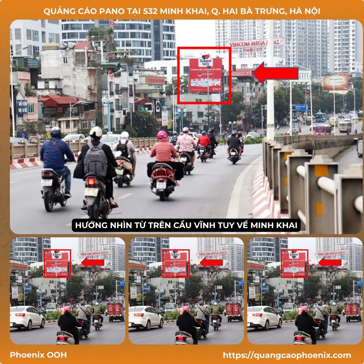 Pano quảng cáo tại 379 Minh Khai, Q. Hai Bà Trưng, Hà Nội